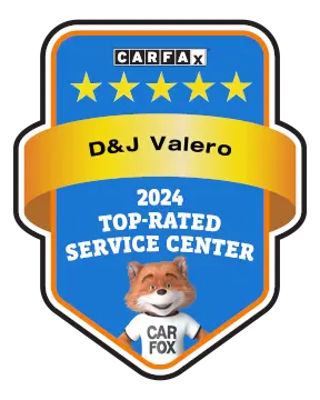 D&J Valero is a CARFAX Top-rated Service Center