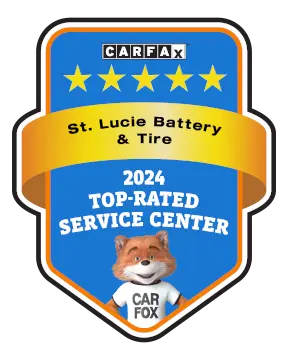 St. Lucie Battery & Tire is a CARFAX Top-rated Service Center