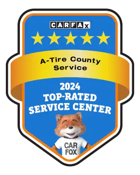 A-Tire County Service is a CARFAX Top-rated Service Center