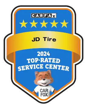 JD Tire is a CARFAX Top-rated Service Center