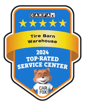 Tire Barn Warehouse is a CARFAX Top-rated Service Center