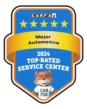 Major Automotive is a CARFAX Top-rated Service Center