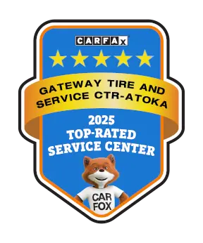 GATEWAY TIRE AND SERVICE CTR -ATOKA is a CARFAX Top-rated Service Center