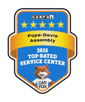 Pope-Davis Assembly is a CARFAX Top-rated Service Center