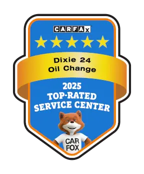 Dixie 24 Oil Change is a CARFAX Top-rated Service Center