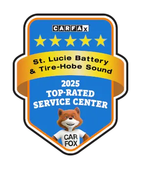 St. Lucie Battery & Tire - Hobe Sound is a CARFAX Top-rated Service Center