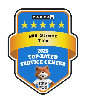 Mill Street Tire is a CARFAX Top-rated Service Center