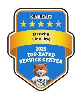 Brad's Tire Inc is a CARFAX Top-rated Service Center