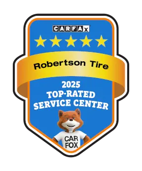 Robertson Tire is a CARFAX Top-rated Service Center