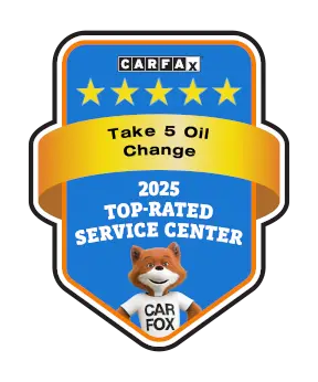 Take 5 Oil Change is a CARFAX Top-rated Service Center