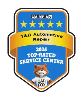 T&B Automotive Repair is a CARFAX Top-rated Service Center