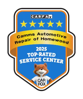 Camms Automotive Repair of Homewood is a CARFAX Top-rated Service Center