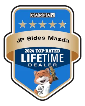 JP Sides Mazda is a CARFAX Top-Rated Lifetime Dealer