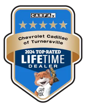 Chevrolet Cadillac of Turnersville is a CARFAX Top-Rated Lifetime Dealer