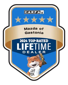 Mazda of Gastonia is a CARFAX Top-Rated Lifetime Dealer