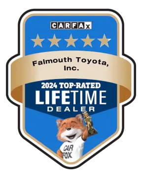Falmouth Toyota, Inc. is a CARFAX Top-Rated Lifetime Dealer