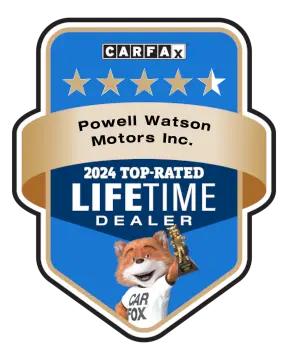 Powell Watson Motors Inc. is a CARFAX Top-Rated Lifetime Dealer