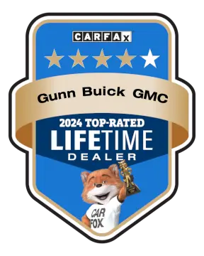 Gunn Buick GMC is a CARFAX Top-Rated Lifetime Dealer