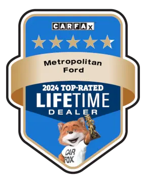 Metropolitan Ford is a CARFAX Top-Rated Lifetime Dealer