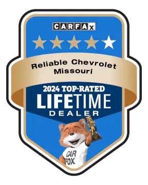 Reliable Chevrolet Missouri is a CARFAX Top-Rated Lifetime Dealer