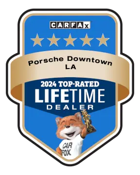 Porsche Downtown LA is a CARFAX Top-Rated Lifetime Dealer