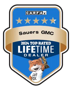 Sauers GMC is a CARFAX Top-Rated Lifetime Dealer