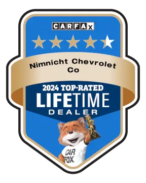 Nimnicht Chevrolet Co is a CARFAX Top-Rated Lifetime Dealer