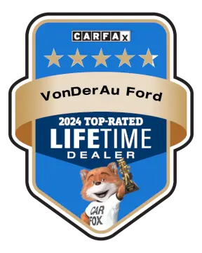 VonDerAu Ford is a CARFAX Top-Rated Lifetime Dealer