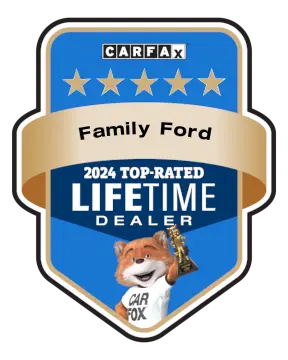Family Ford is a CARFAX Top-Rated Lifetime Dealer