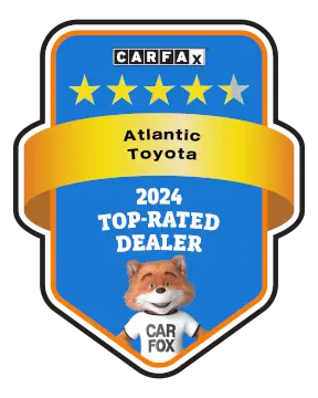 Atlantic Toyota is a CARFAX Top-Rated Lifetime Dealer