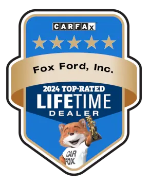 Fox Ford, Inc. is a CARFAX Top-Rated Lifetime Dealer