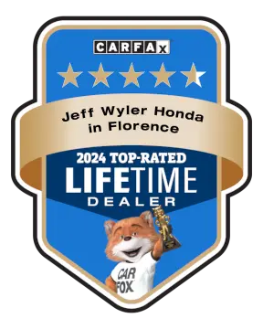 Jeff Wyler Honda in Florence is a CARFAX Top-Rated Lifetime Dealer