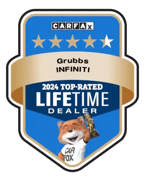 Grubbs INFINITI is a CARFAX Top-Rated Lifetime Dealer