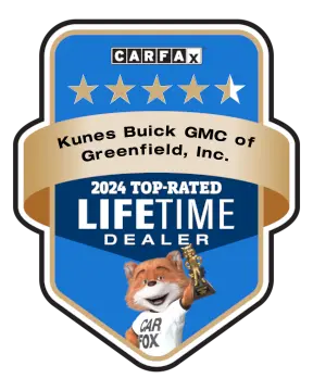 Kunes Buick GMC of Greenfield, Inc. is a CARFAX Top-Rated Lifetime Dealer