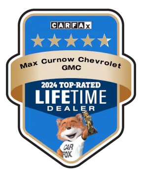 Max Curnow Chevrolet GMC is a CARFAX Top-Rated Lifetime Dealer