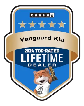 Vanguard Kia is a CARFAX Top-Rated Lifetime Dealer