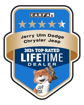 Jerry Ulm Dodge Chrysler Jeep is a CARFAX Top-Rated Lifetime Dealer