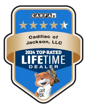 Cadillac of Jackson, LLC is a CARFAX Top-Rated Lifetime Dealer