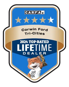 Corwin Ford Tri-Cities is a CARFAX Top-Rated Lifetime Dealer