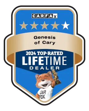 Genesis of Cary is a CARFAX Top-Rated Lifetime Dealer