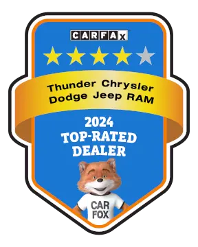 Thunder Chrysler Dodge Jeep Ram is a CARFAX undefined Dealer