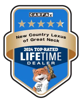 New Country Lexus of Great Neck is a CARFAX Top-Rated Lifetime Dealer
