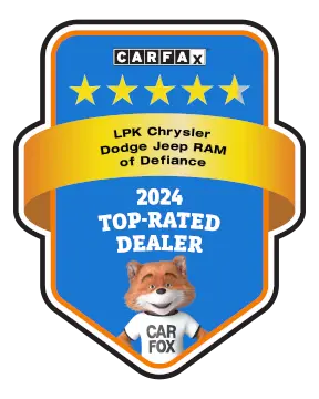 LPK Chrysler Dodge Jeep Ram of Defiance is a CARFAX Top-Rated Lifetime Dealer