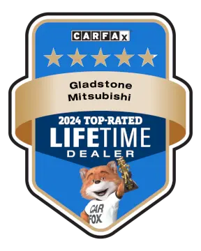 Gladstone Mitsubishi is a CARFAX Top-Rated Lifetime Dealer