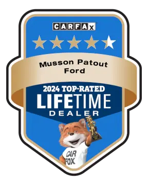 Musson Patout Ford is a CARFAX Top-Rated Lifetime Dealer