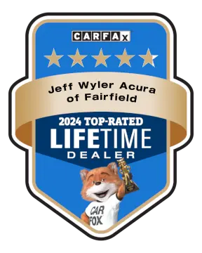 Jeff Wyler Acura of Fairfield is a CARFAX Top-Rated Lifetime Dealer