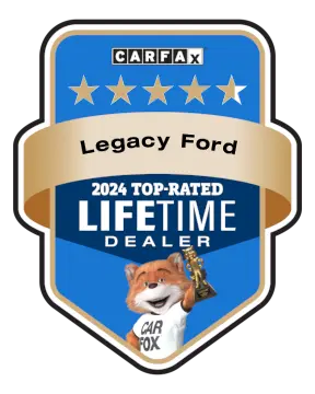 Legacy Ford is a CARFAX Top-Rated Lifetime Dealer