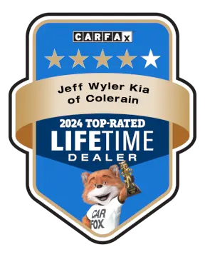 Jeff Wyler Kia of Colerain is a CARFAX Top-Rated Lifetime Dealer