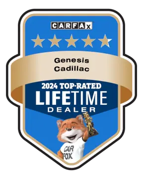 Genesis Cadillac is a CARFAX Top-Rated Lifetime Dealer