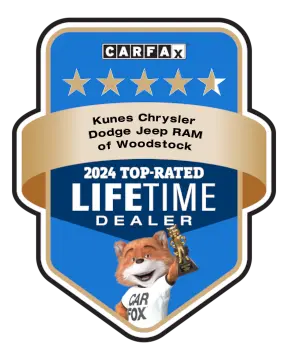 Kunes Chrysler Dodge Jeep RAM of Woodstock is a CARFAX Top-Rated Lifetime Dealer